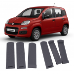 Tappi Chiusura Portapacchi per Fiat Panda nuova 319 Cover Modanature Tettuccio