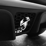 Badge scorpione Abarth per diffusore 500 Abarth 595 695 logo scorpion,