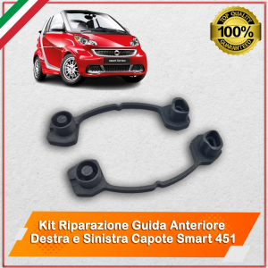 Kit Riparazione Guida Anteriore Destra e Sinistra Capote Smart 451 (2007-2014)