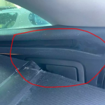 Ganci DX-SX supporto mensola cappelliera baule PEUGEOT 580SW