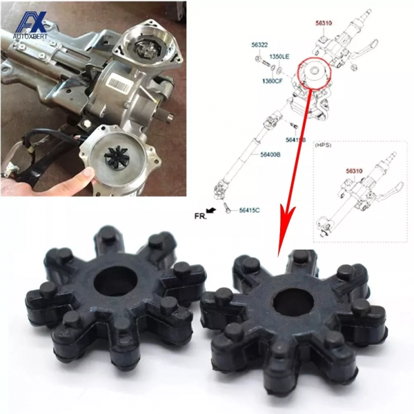 s-l1600 (28) Giunto Flessibile Piantone Sterzo Rinforzato per KIA e HYUNDAI